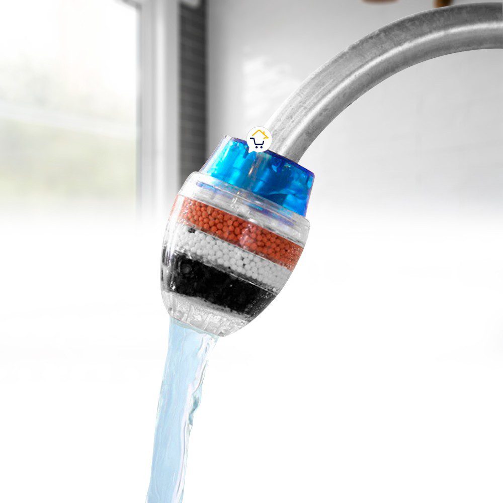 Purificador Agua Filtro de Carbon Natural Grifo Cocina
