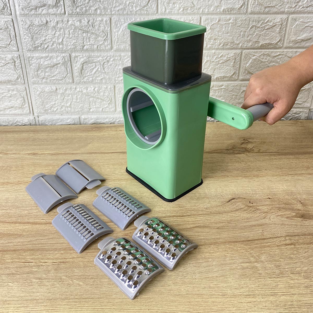 Molino Rallador 3 en 1 Cortador Multifuncional De Verduras Para Cocina